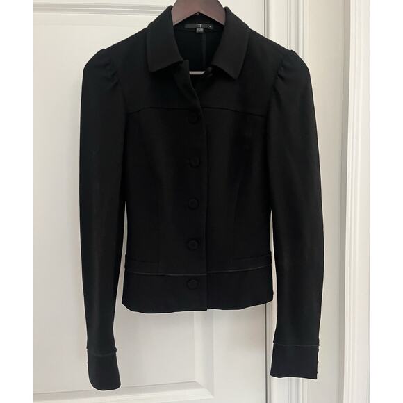 Teenflo women’s blazer with belt size 4 black Canada Academia - Picture 7 of 12